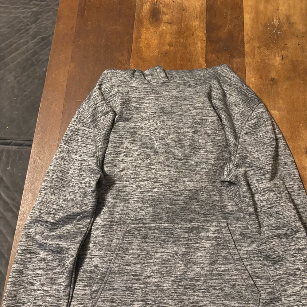 Gray Pullover Hoodie Sweatshirt - Picture 2 of 5